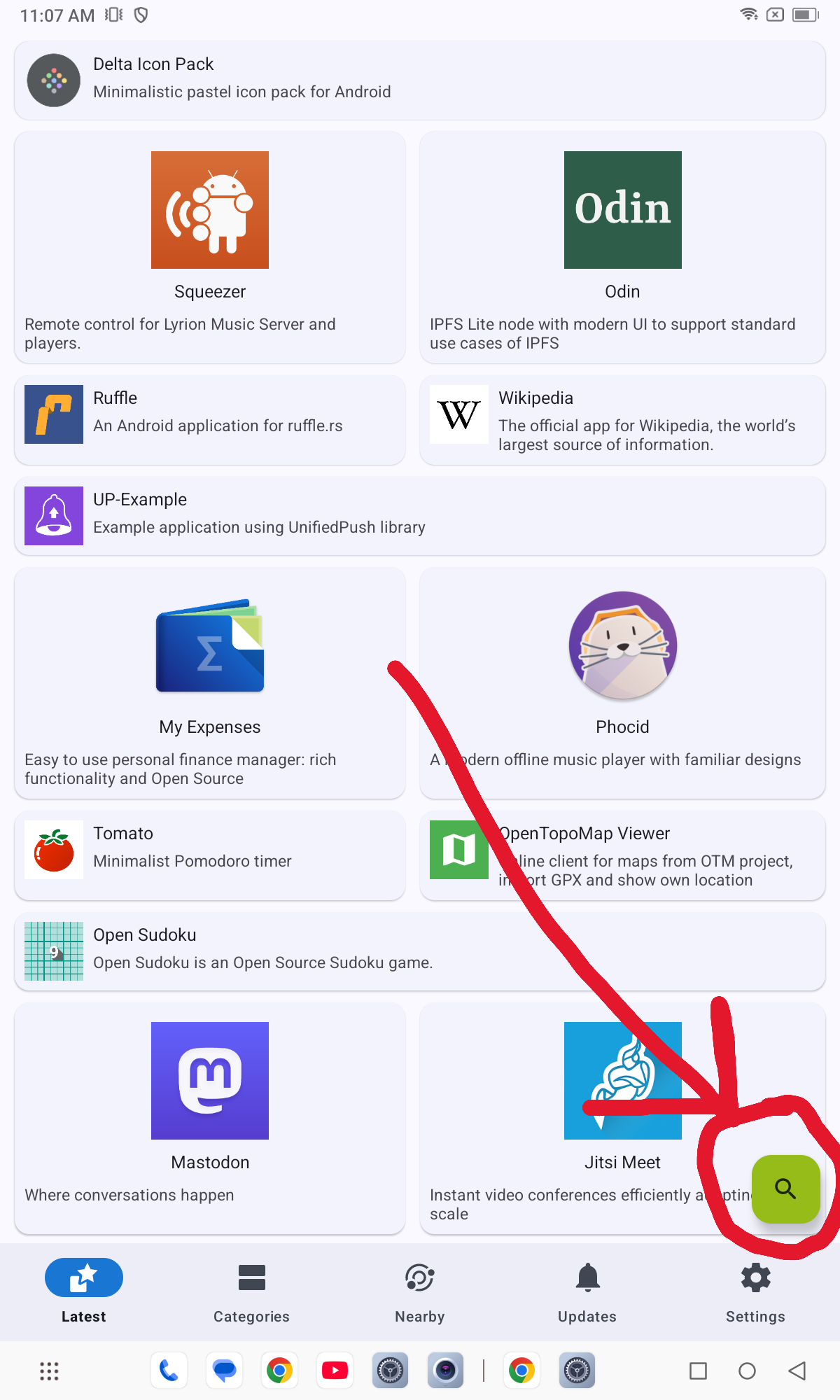 F-Droid in app store