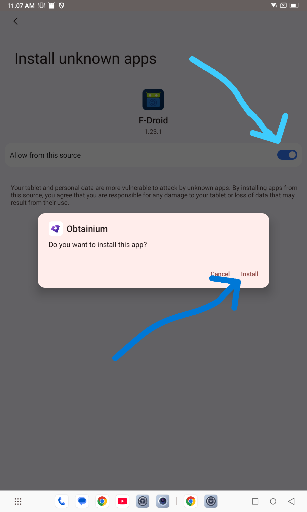 Install Obtainium